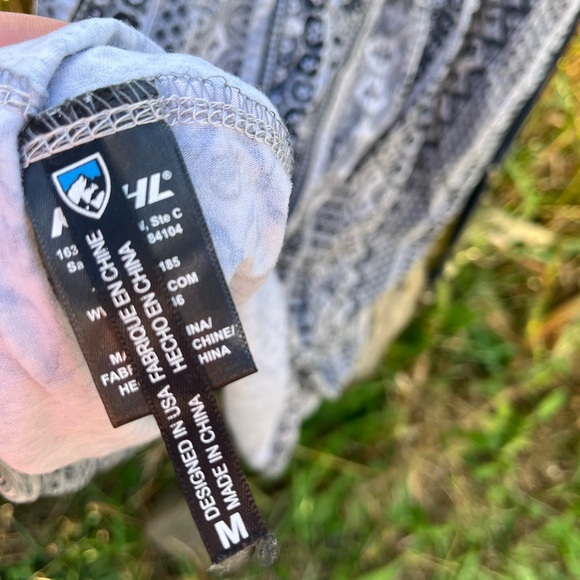 Kuhl reversible patterned/solid gray dress M - Picture 3 of 4